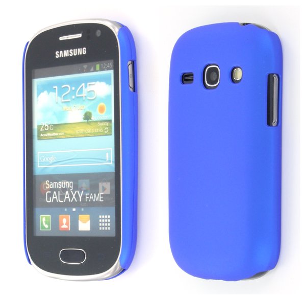 Hard case Samsung Galaxy Fame S6810 blauw