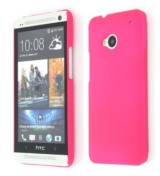 Hard case HTC One roze