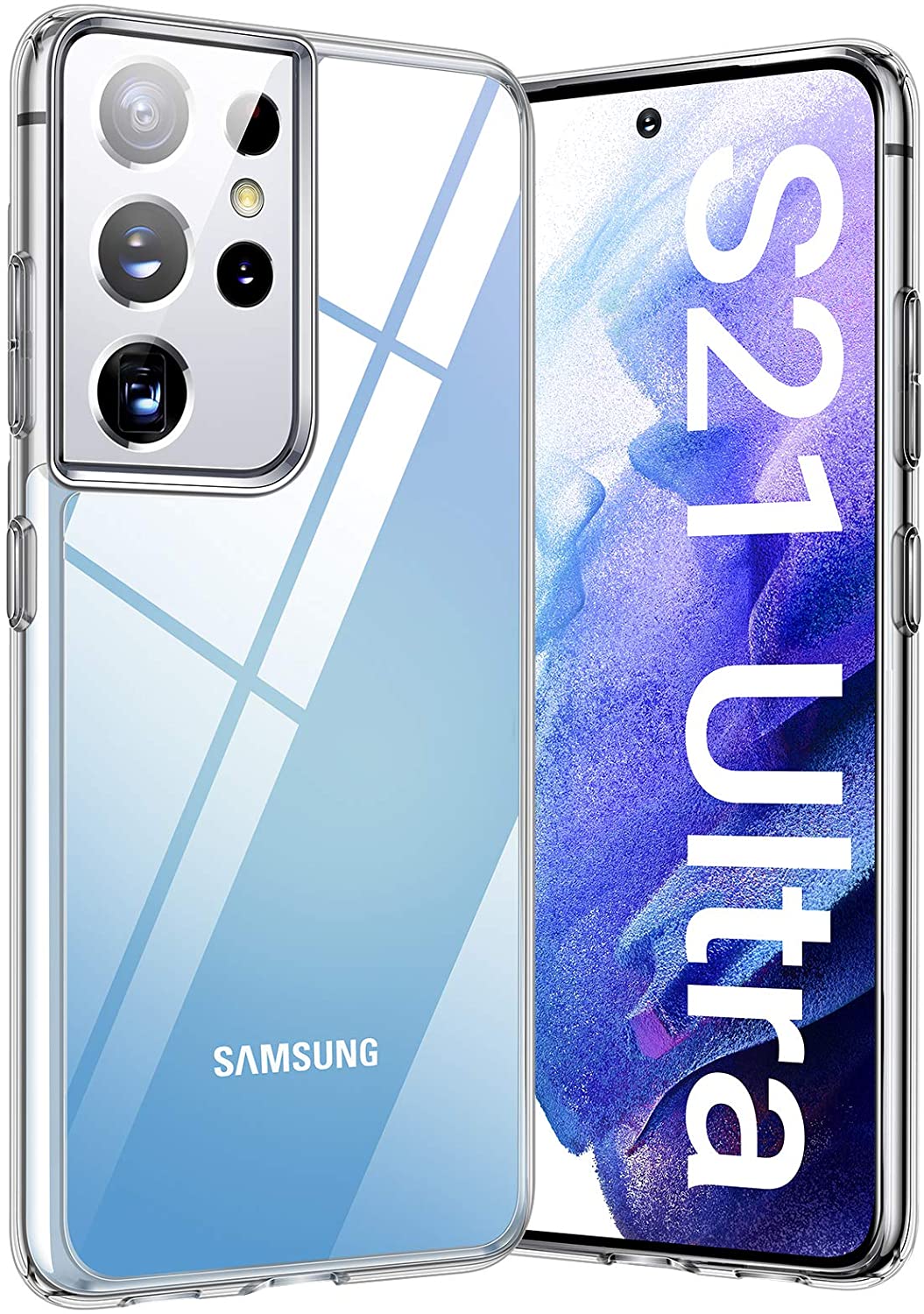 Hard case Samsung Galaxy S21 Ultra transparant