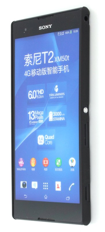 Hard case Sony Xperia T2 Ultra zwart