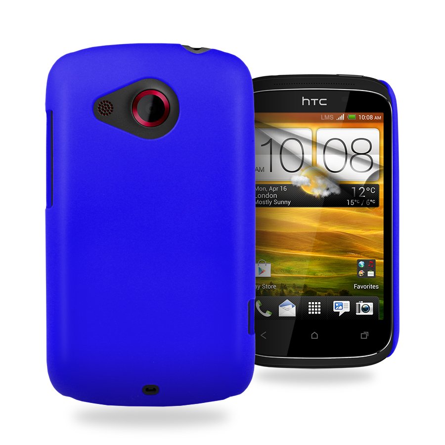 Hard case HTC Desire C blauw