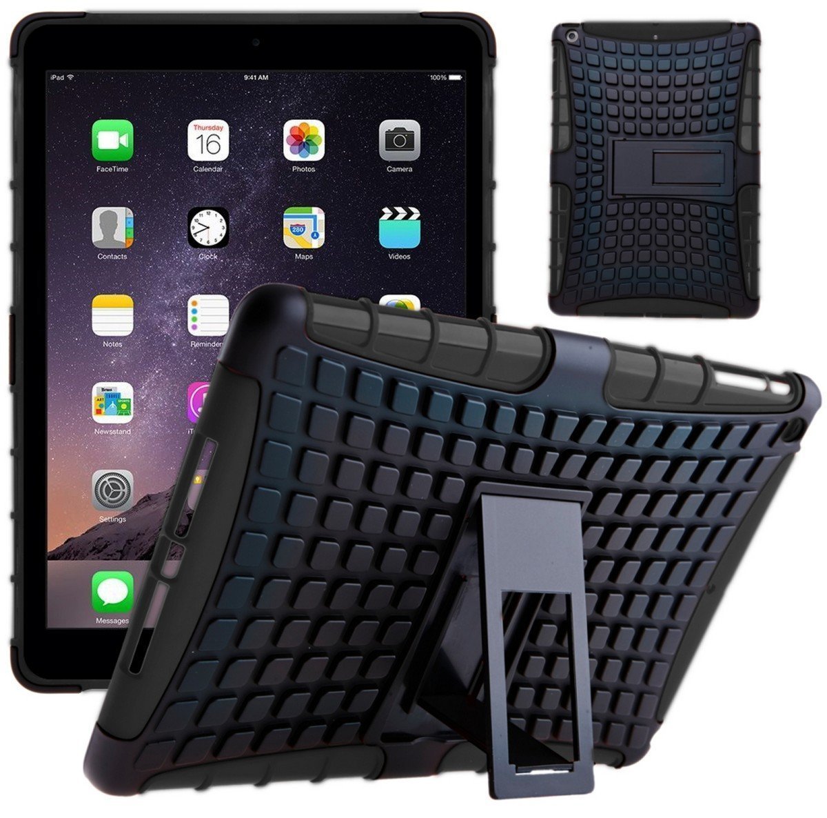 Hoes Apple iPad Air ballistic case zwart