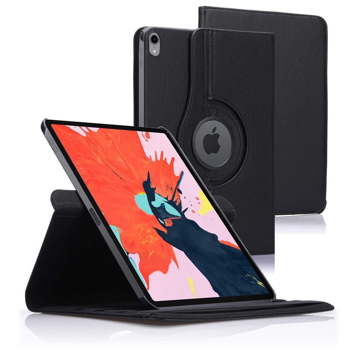 Hoes draaibaar iPad Pro 12.9 (2022/2021/2020/2018) zwart
