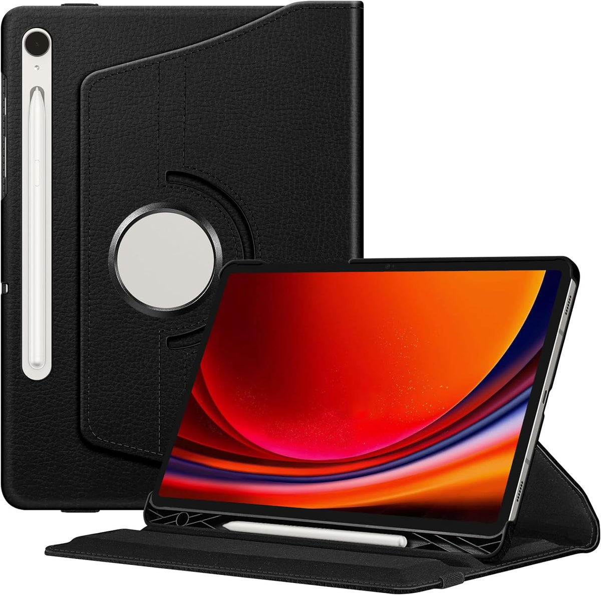 Hoes draaibaar Samsung Galaxy Tab S9 Ultra zwart