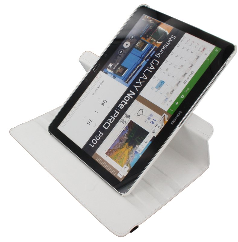 Case met Stand draaibaar Samsung Galaxy NotePRO 12.2 wit