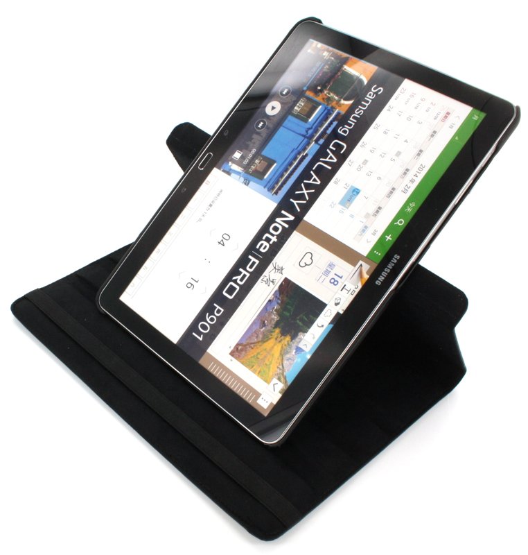 Case met Stand draaibaar Samsung Galaxy NotePRO 12.2 zwart