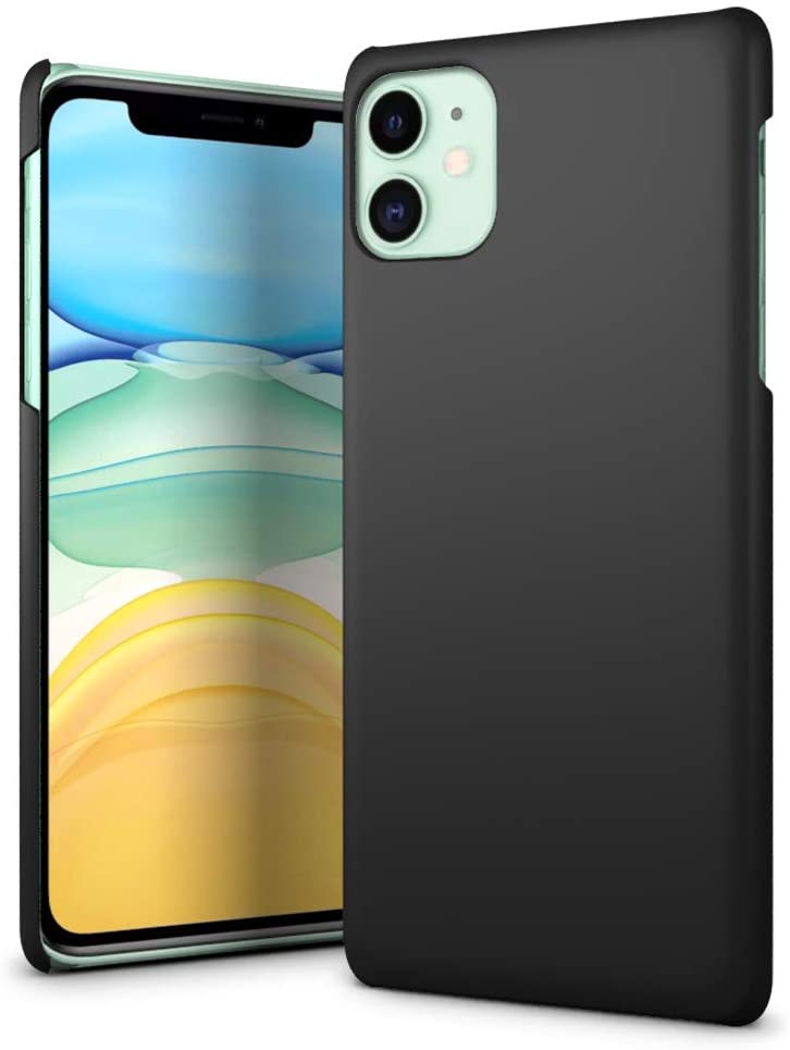 Hoesje Apple iPhone 11 hard case - mat zwart