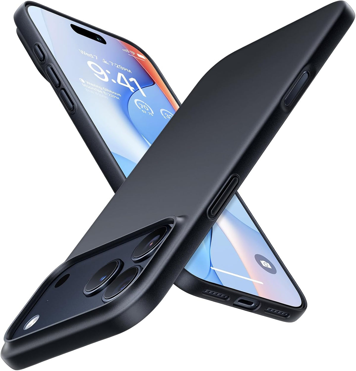 Hoesje Apple iPhone 17 Pro/18 Pro hard case - mat zwart