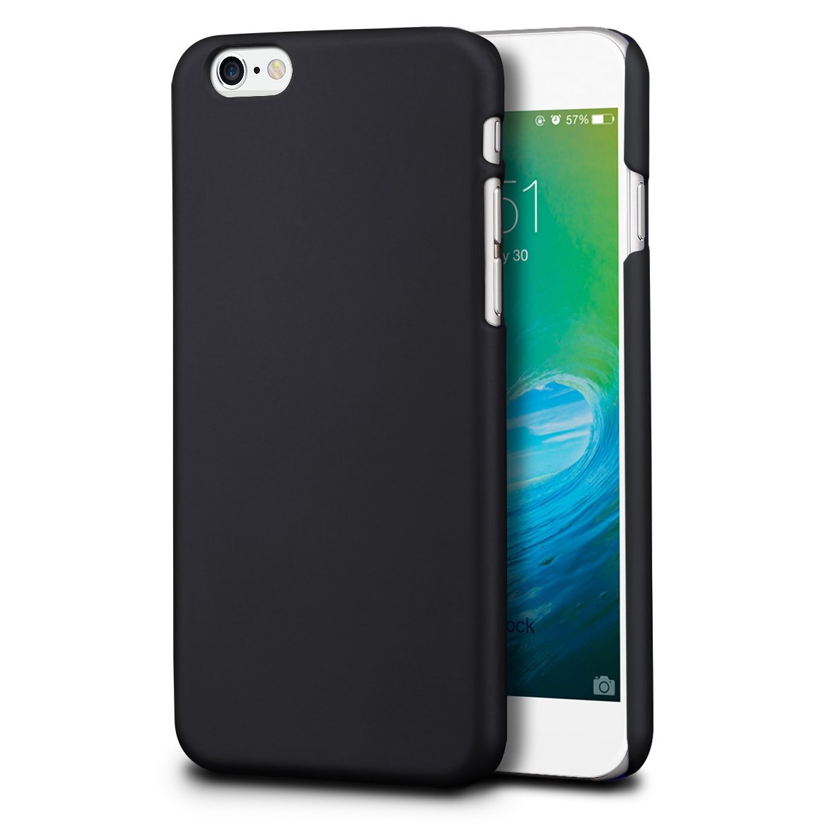 Hoesje Apple iPhone 6S hard case zwart