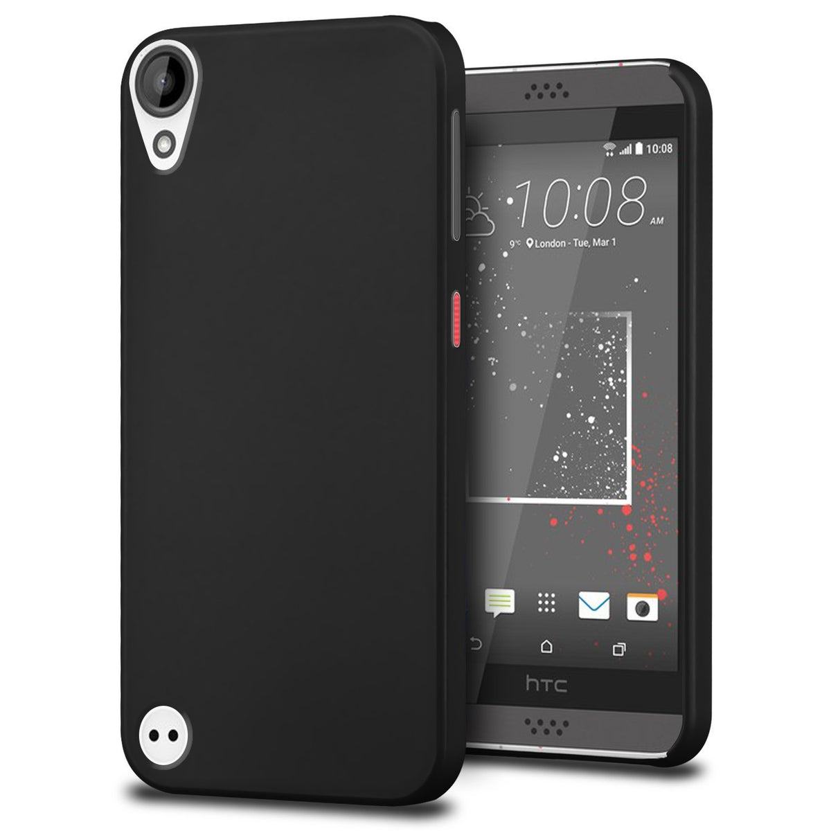 Hoesje HTC Desire 530 hard case zwart
