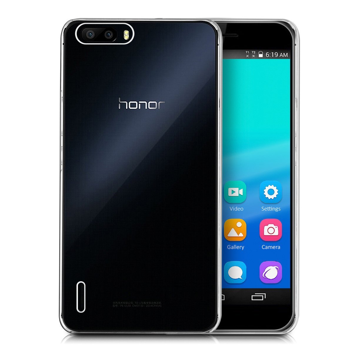 Hoesje Huawei Honor 6 Plus flexi bumper - 0,3mm - doorzichtig
