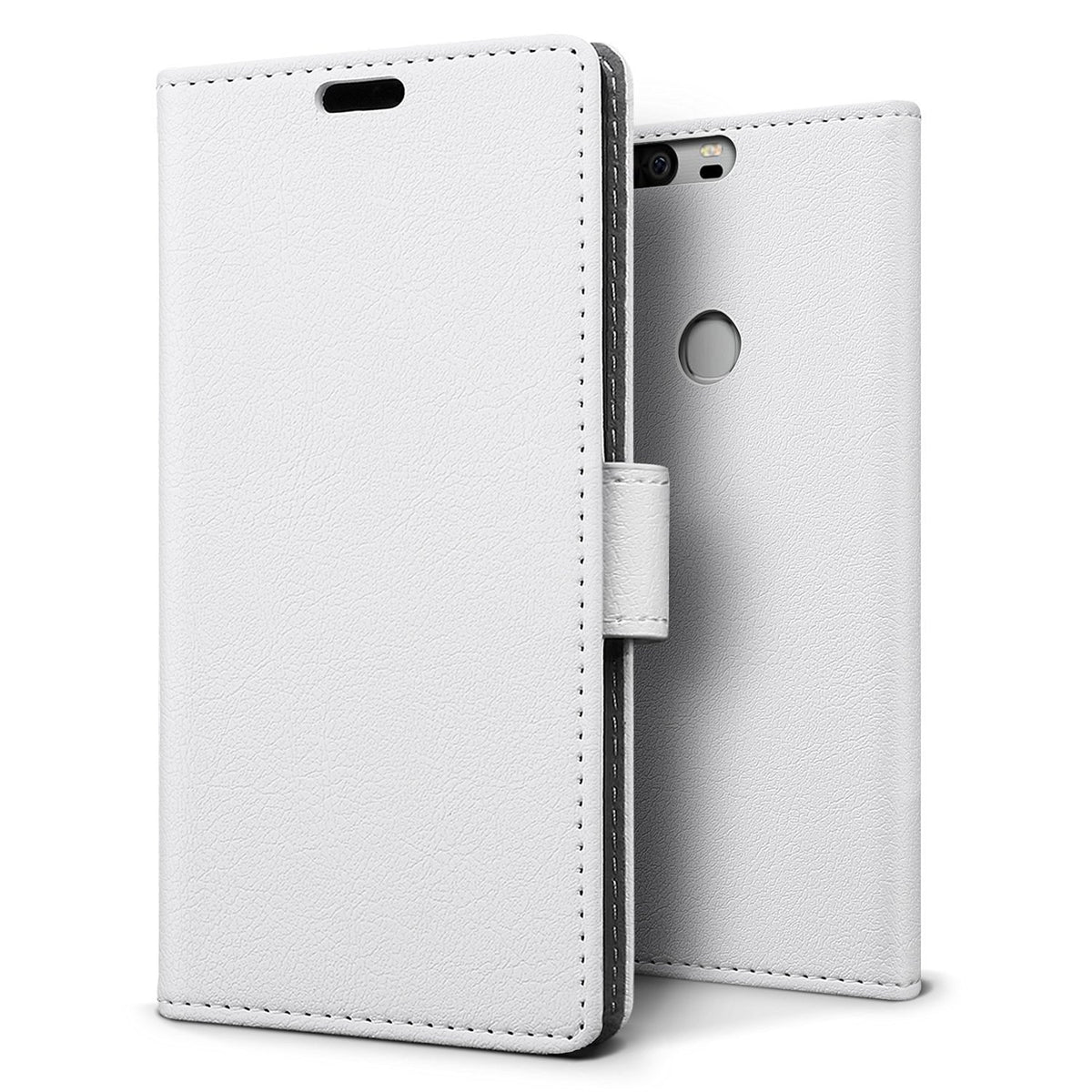 Hoesje Huawei Honor 8 flip wallet wit