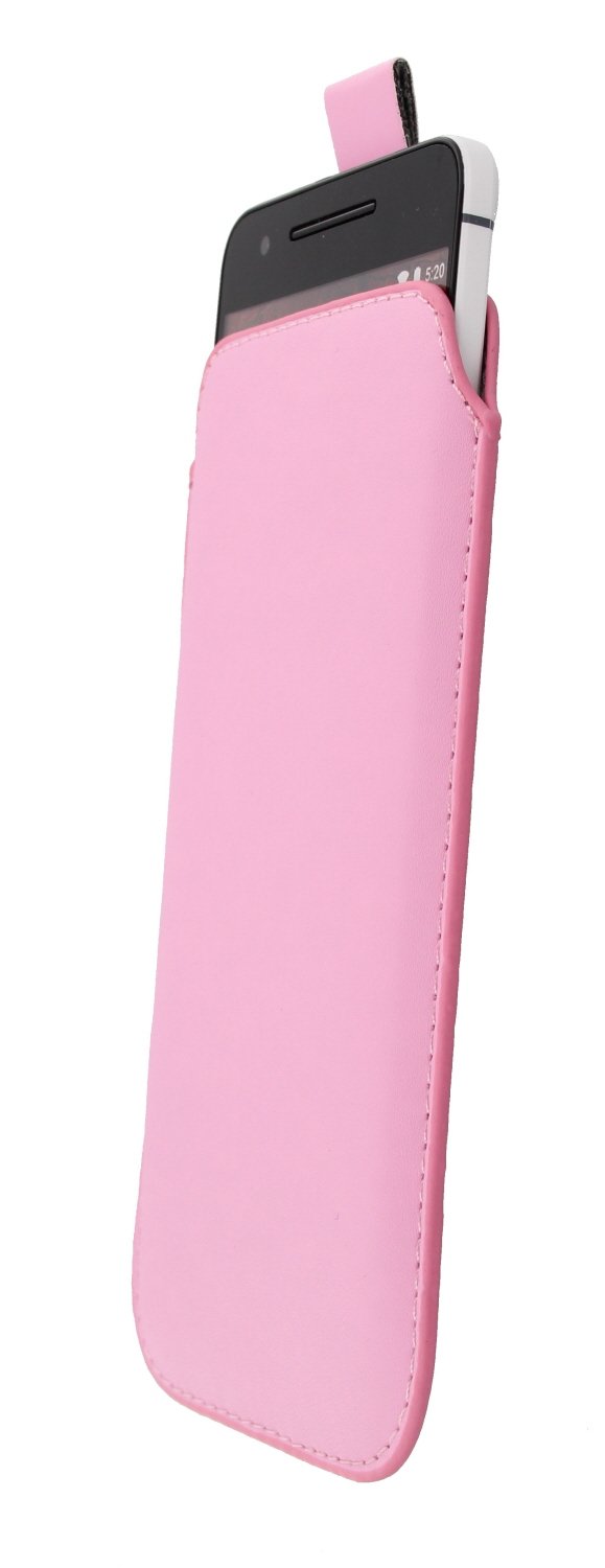 Hoesje Huawei Nexus 6P met trekkoord roze