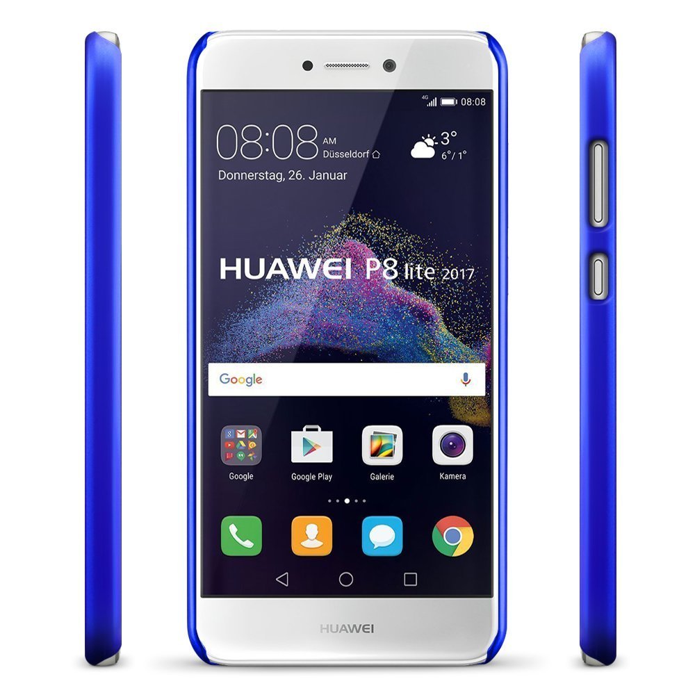 Hoesje Huawei P8 Lite (2017) hard case blauw