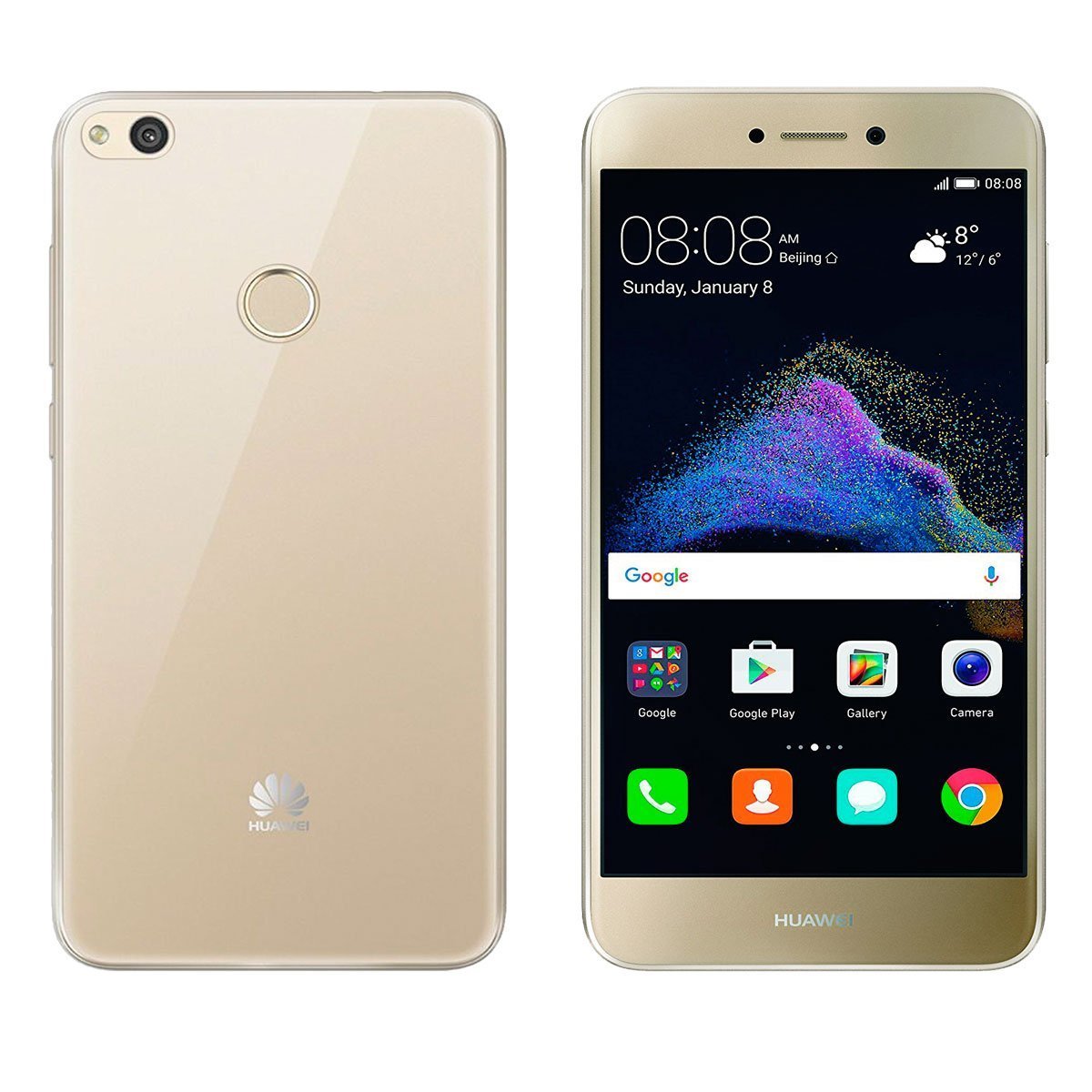 Hoesje Huawei P8 Lite (2017) hard case transparant