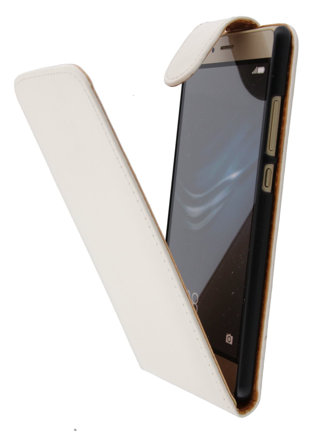 Hoesje Huawei P9 flip case wit