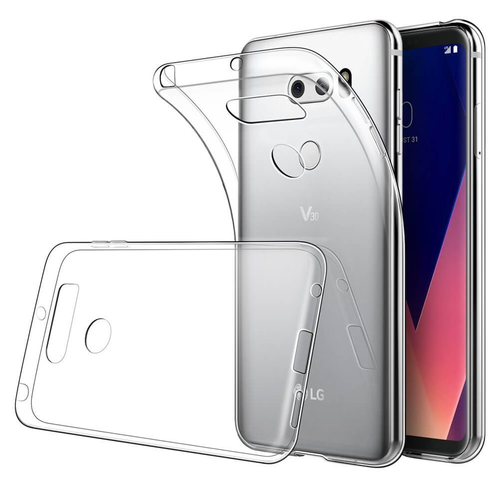 Hoesje LG V30 Flexi bumper - 0,3mm