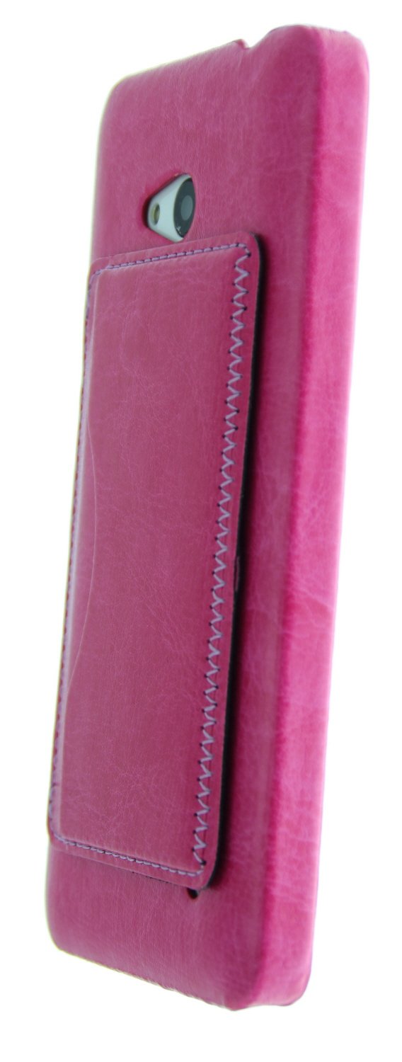 Hoesje Microsoft Lumia 640 hard cover leer roze