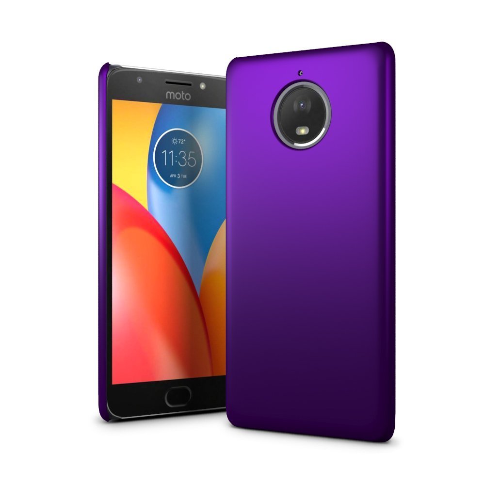 Hoesje Motorola Moto E4 Plus hard case paars