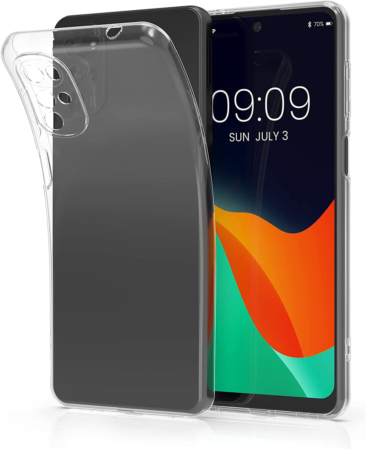 Hoesje Motorola Moto G22 Flexi bumper - 0,3mm - doorzichtig