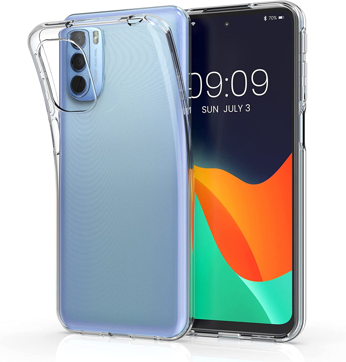 Hoesje Motorola Moto G31/G41 Flexi bumper - 0,3mm - doorzichtig