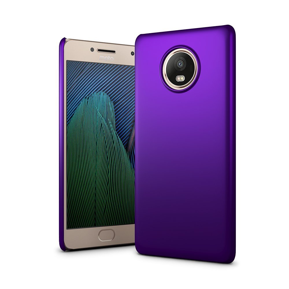 Hoesje Motorola Moto G5s Plus hard case paars