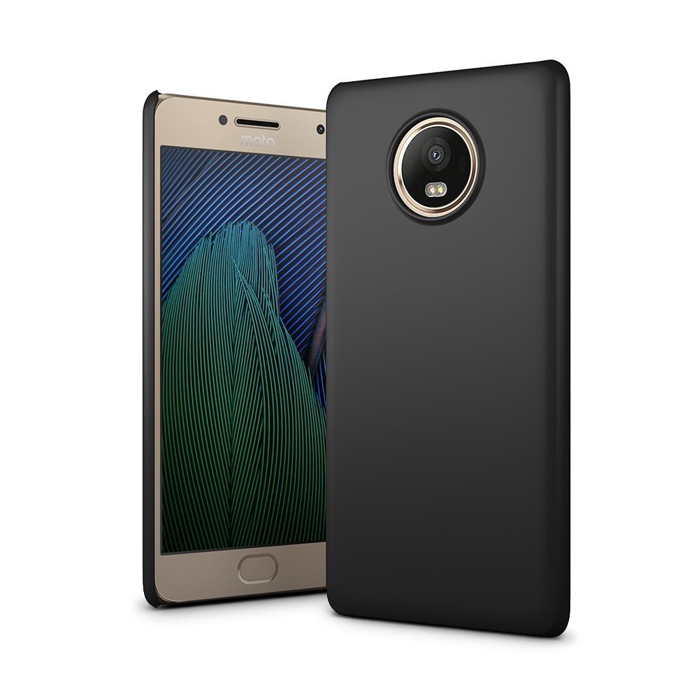 Hoesje Motorola Moto G5s Plus hard case zwart