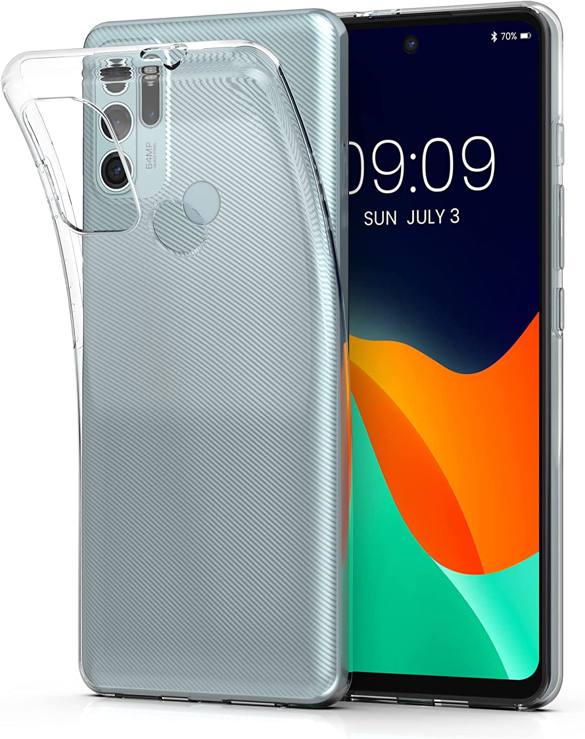 Hoesje Motorola Moto G60s Flexi bumper - 0,3mm - doorzichtig