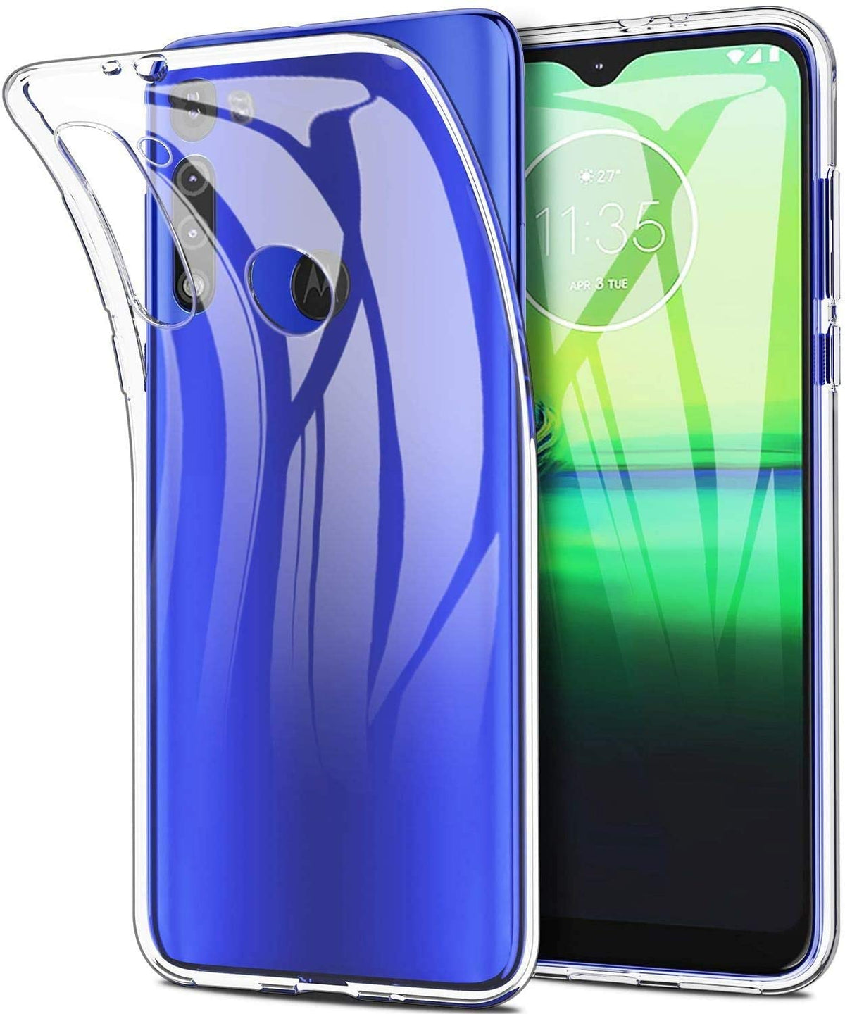 Hoesje Motorola Moto G8 Power Lite Flexi bumper - 0,3mm - doorzichtig