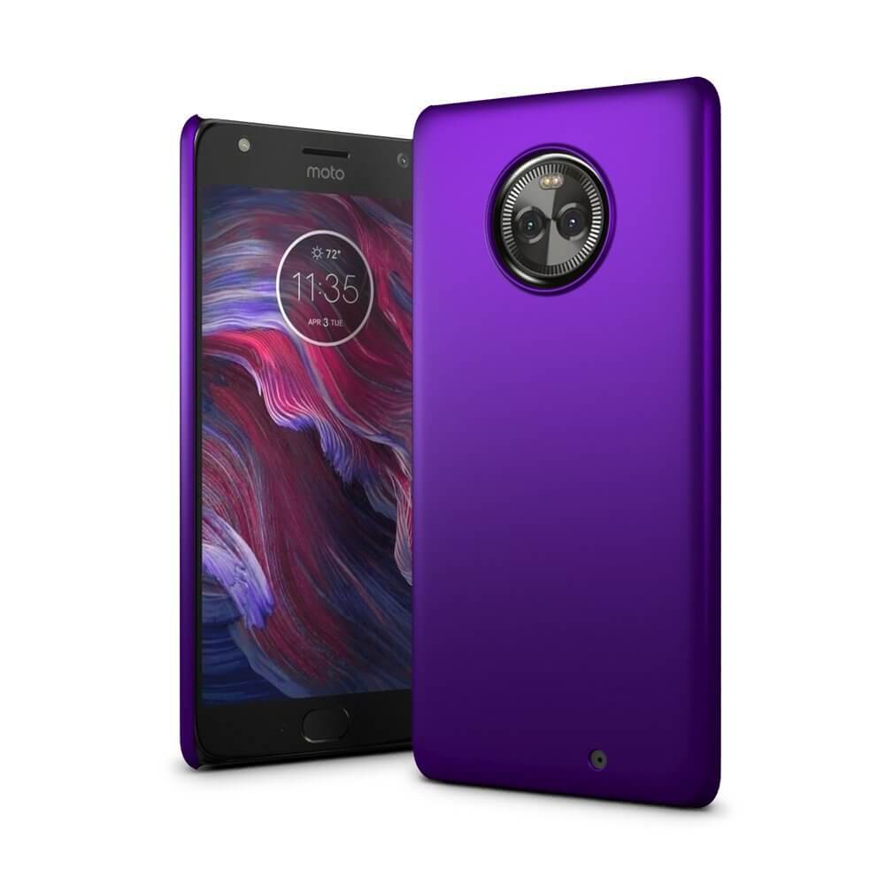 Hoesje Motorola Moto X4 hard case paars