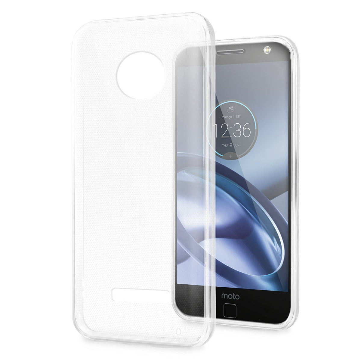 Hoesje Motorola Moto Z flexi bumper - 0,3mm - doorzichtig