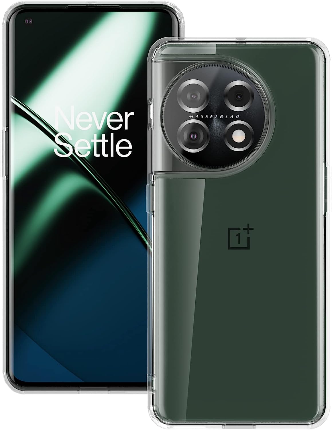 Hoesje OnePlus 11 Flexi bumper - 0,3mm - doorzichtig