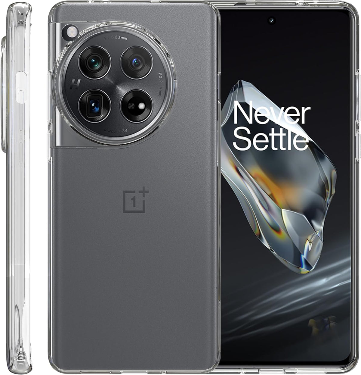Hoesje OnePlus 12 Flexi bumper - 0,3mm - doorzichtig