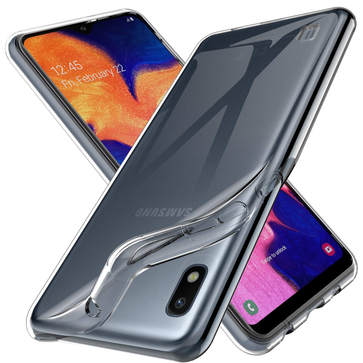 Hoesje Samsung Galaxy A10 Flexi bumper - 0,3mm - doorzichtig