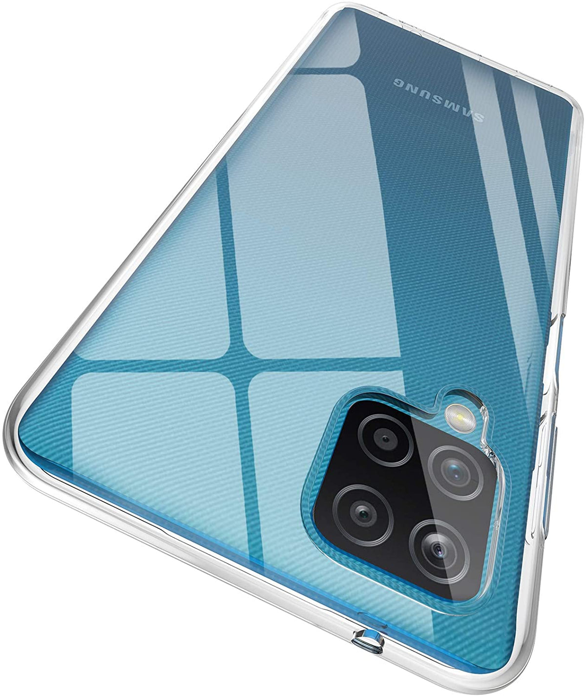 Hoesje Samsung Galaxy A12 Flexi bumper - 0,3mm - doorzichtig