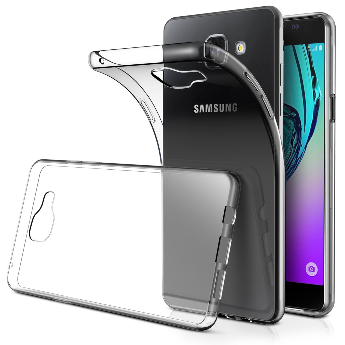 Hoesje Samsung Galaxy A3 2016 Flexi bumper - 0,3mm - doorzichtig