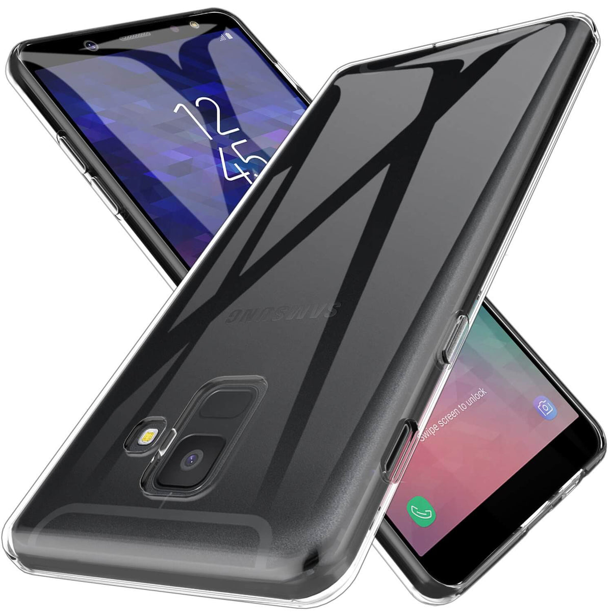 Hoesje Samsung Galaxy A6 2018 Flexi bumper - 0,3mm - doorzichtig