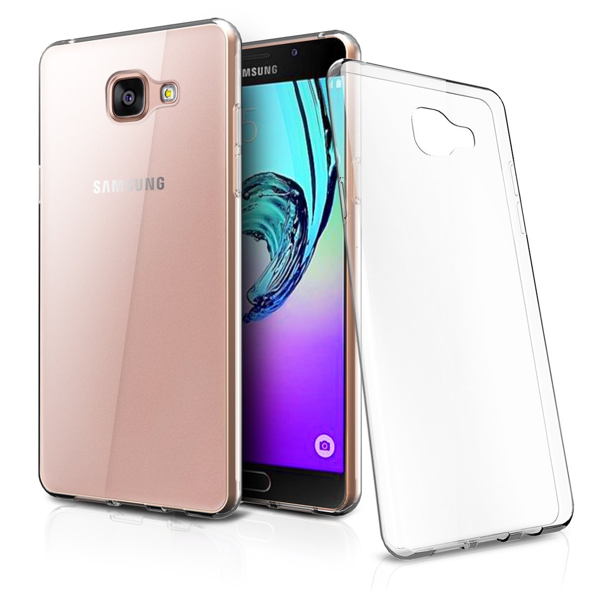 Hoesje Samsung Galaxy A7 2016 Flexi bumper - 0,3mm - doorzichtig