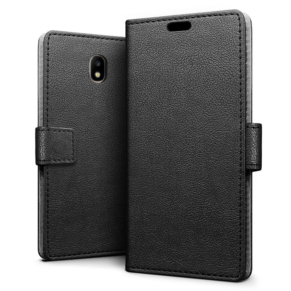 Hoesje Samsung Galaxy J5 2017 flip wallet zwart