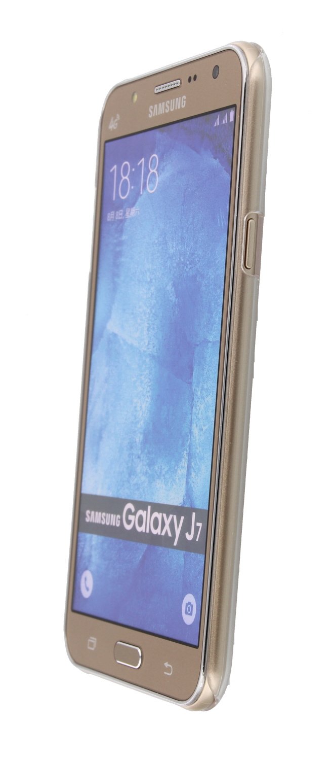 Hoesje Samsung Galaxy J7 hard case transparant