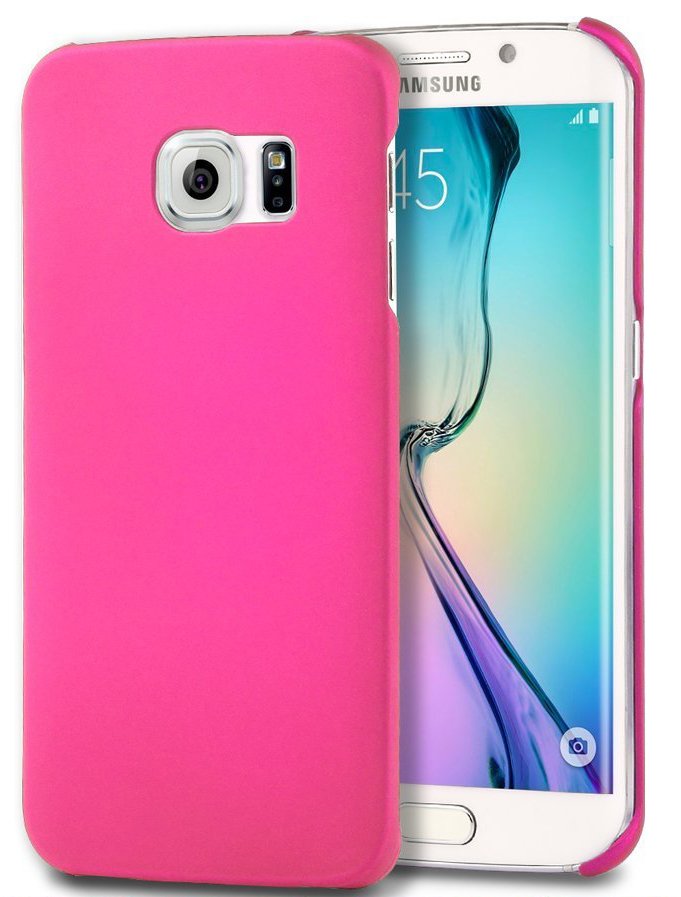 Hoesje Samsung Galaxy S6 Edge hard case roze