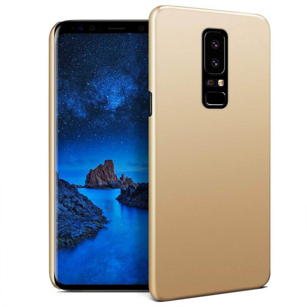 Hoesje Samsung Galaxy S9 hard case goud