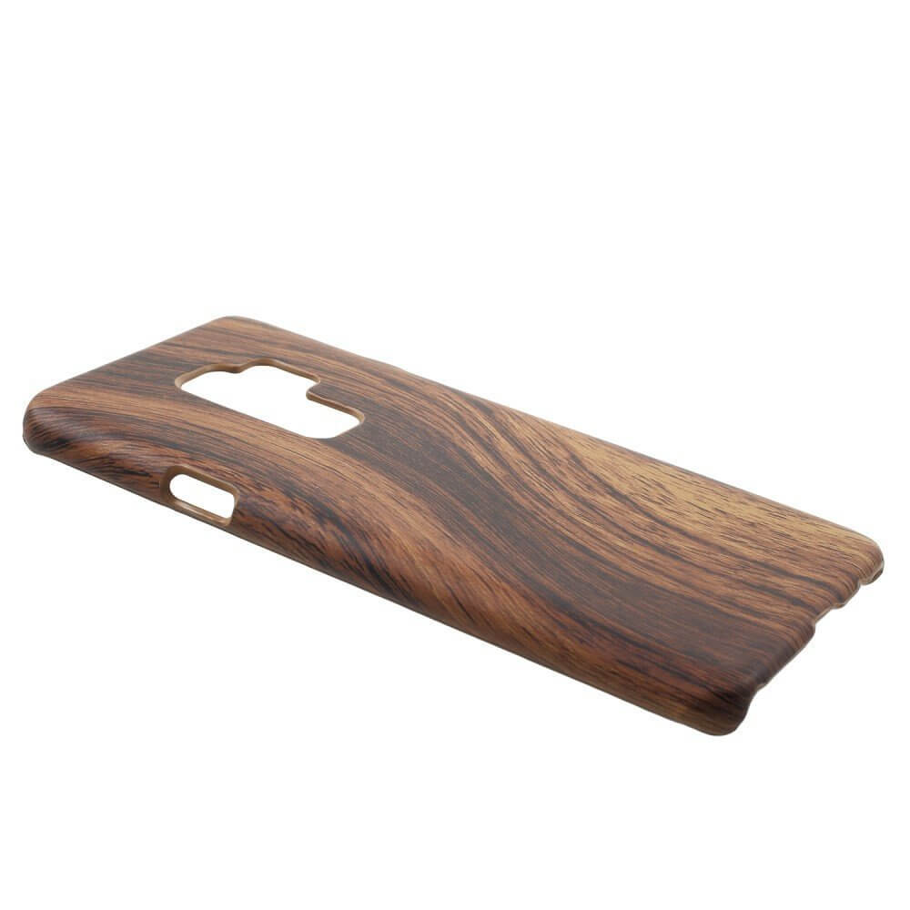 Hoesje Samsung Galaxy S9+ hout - wood case