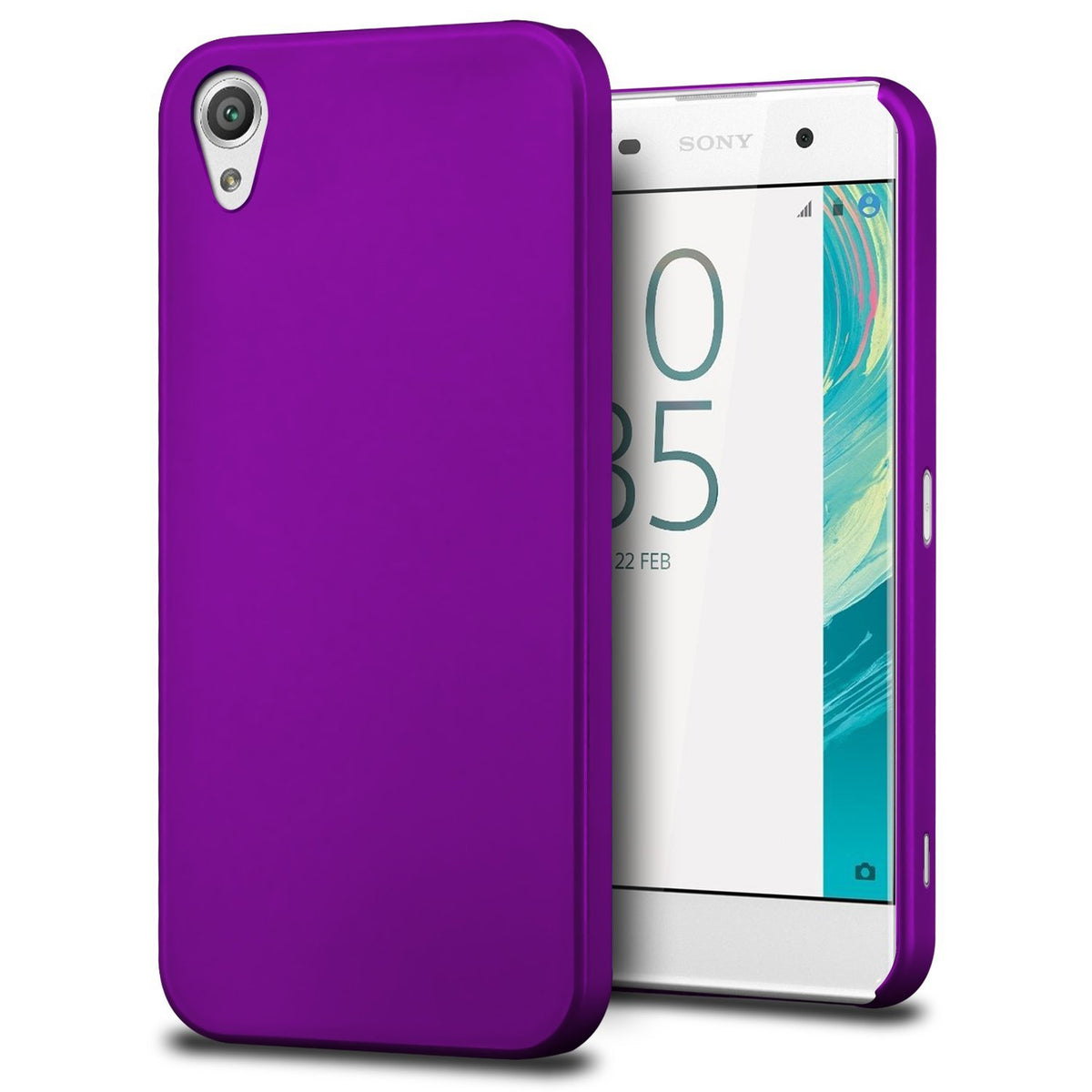 Hoesje Sony Xperia XA hard case paars