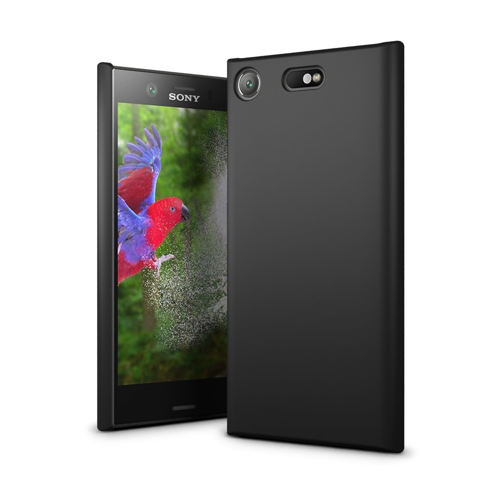 Hoesje Sony Xperia XZ1 Compact hard case zwart