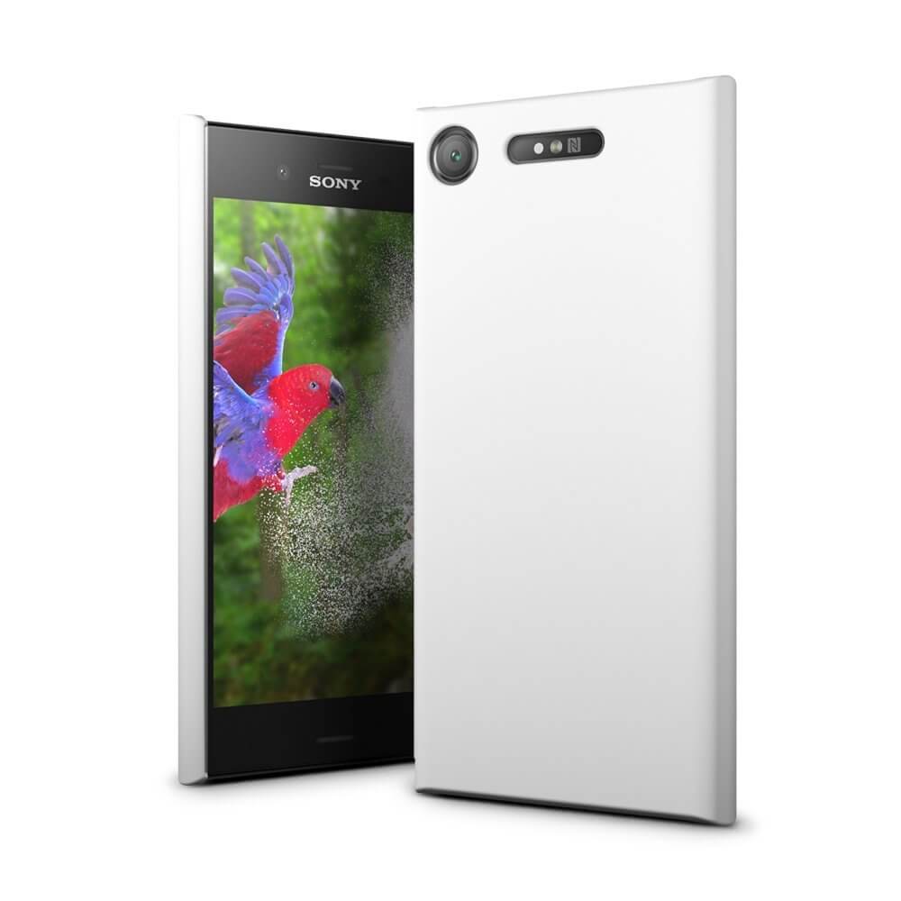 Hoesje Sony Xperia XZ1 hard case wit