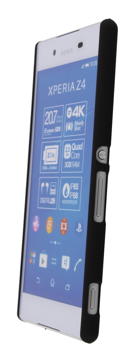 Hoesje Sony Xperia Z3+ hard case zwart