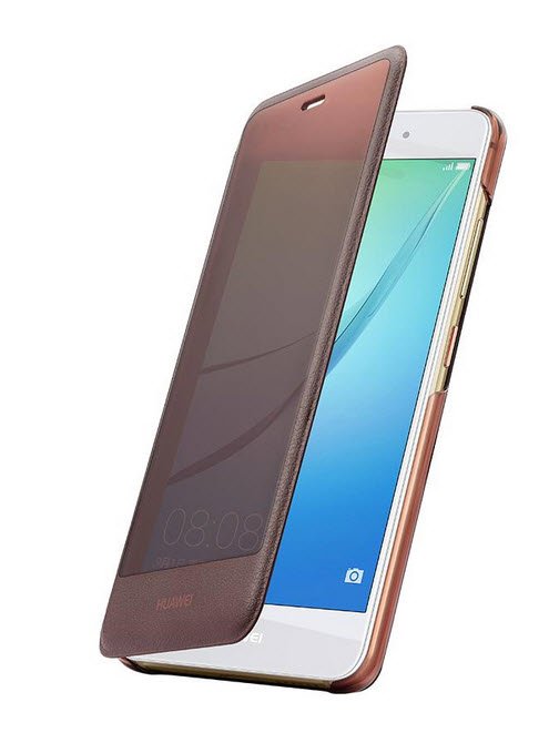 Huawei Nova smart view cover origineel bruin
