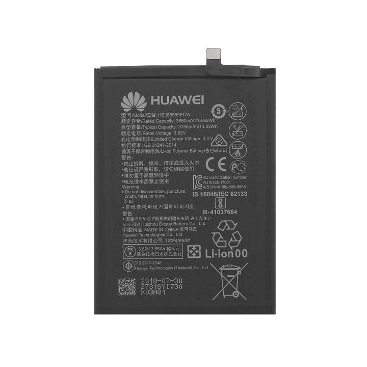 Huawei Mate 20 Lite/P10 Plus batterij HB386589ECW - 3750 mAh