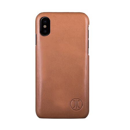 JT Berlin LederCover Style - Apple iPhone X - cognac